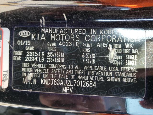 Aukcja sprzedaży 2020 Kia Soul Gt Line, vin: KNDJ63AU2L7012684, numer aukcji: 72685913