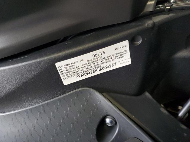 Продажа на аукционе авто 2016 Yamaha Yzfr1s, vin: JYARN42E6GA000237, номер лота: 73321573