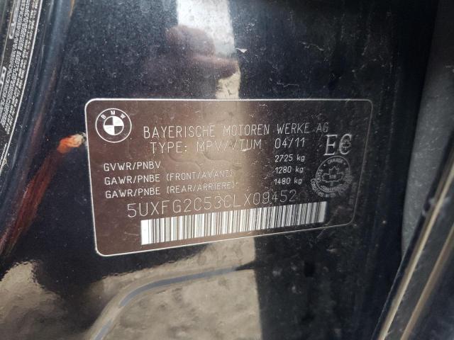 71863273 :رقم المزاد ، 5UXFG2C53CLX09452 vin ، 2012 Bmw X6 Xdrive35i مزاد بيع