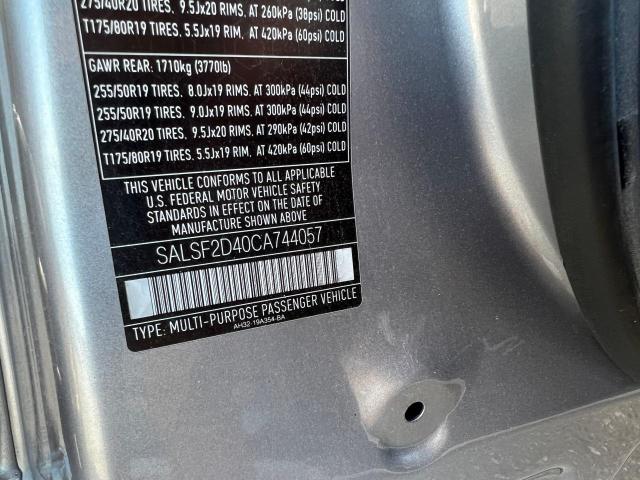 Продаж на аукціоні авто 2012 Land Rover Range Rover Sport Hse, vin: SALSF2D40CA744057, номер лоту: 70898903