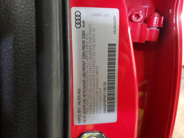 Продаж на аукціоні авто 2015 Audi A3 Premium Plus, vin: WAUEFGFF9F1108125, номер лоту: 69982803