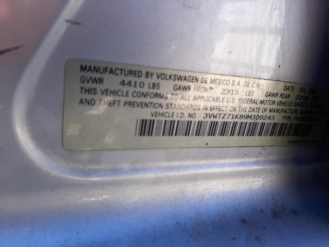 Продаж на аукціоні авто 2009 Volkswagen Jetta Se, vin: 3VWTZ71K89M300243, номер лоту: 71736733