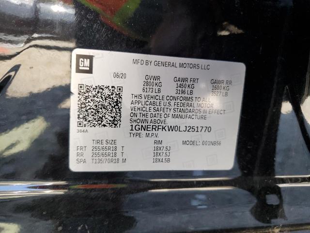 Aukcja sprzedaży 2020 Chevrolet Traverse Ls, vin: 1GNERFKW0LJ251770, numer aukcji: 68555493