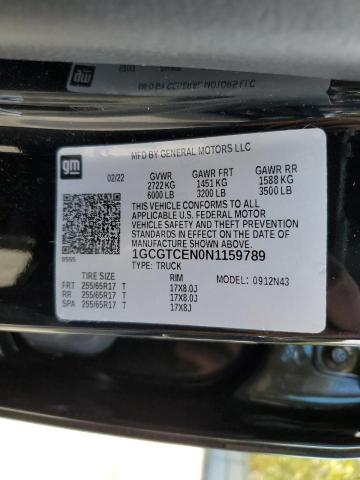 Продажа на аукционе авто 2022 Chevrolet Colorado Lt, vin: 1GCGTCEN0N1159789, номер лота: 71909663