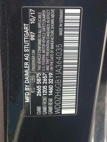 Aukcja sprzedaży 2018 Mercedes-benz E 400 4matic, vin: WDDZH6GB1JA364035, numer aukcji: 72302013