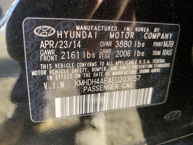 Продажа на аукционе авто 2014 Hyundai Elantra Se, vin: KMHDH4AE4EU203657, номер лота: 73544233