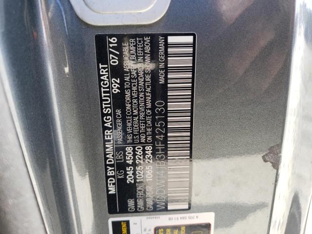 Aukcja sprzedaży 2017 Mercedes-benz C 300, vin: WDDWJ4JB3HF425130, numer aukcji: 72466603