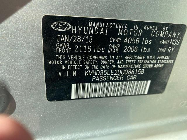Aukcja sprzedaży 2013 Hyundai Elantra Gt, vin: KMHD35LE2DU086158, numer aukcji: 73236133