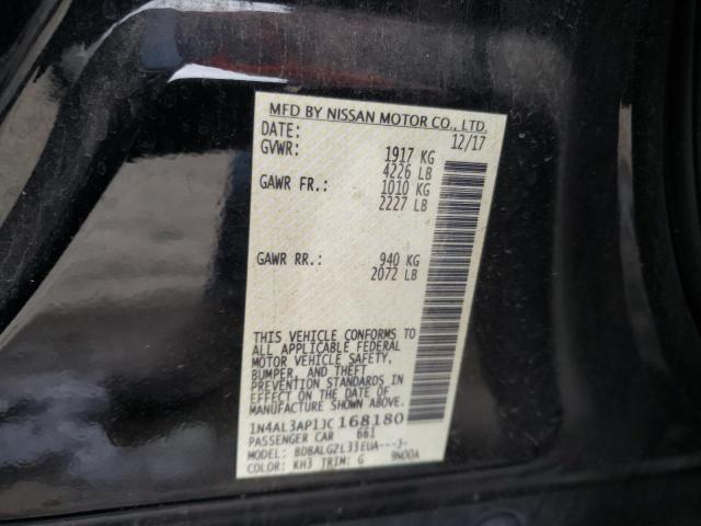 72038993 :رقم المزاد ، 1N4AL3AP1JC168180 vin ، 2018 Nissan Altima 2.5 مزاد بيع