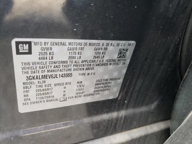 71316133 :رقم المزاد ، 3GKALMEV6JL143065 vin ، 2018 Gmc Terrain Sle مزاد بيع