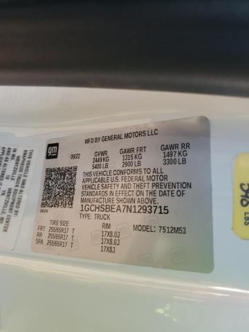 Продаж на аукціоні авто 2022 Chevrolet Colorado, vin: 1GCHSBEA7N1293715, номер лоту: 71407323
