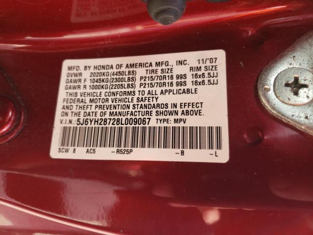 2008 Honda Element Ex მანქანა იყიდება აუქციონზე, vin: 5J6YH28728L009067, აუქციონის ნომერი: 72568253