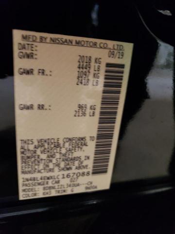 71288503 :رقم المزاد ، 1N4BL4EWXLC167088 vin ، 2020 Nissan Altima Sl مزاد بيع