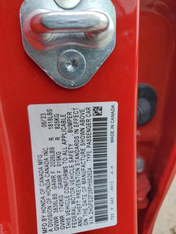 2023 Honda Civic Lx მანქანა იყიდება აუქციონზე, vin: 2HGFE2F28PH562624, აუქციონის ნომერი: 71402013