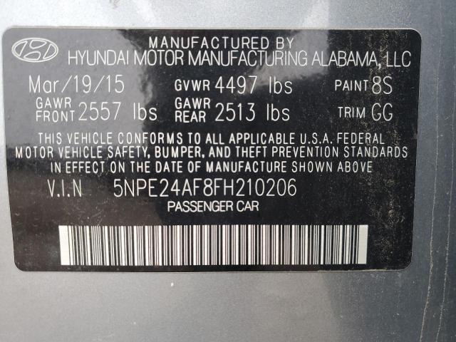 Продаж на аукціоні авто 2015 Hyundai Sonata Se, vin: 5NPE24AF8FH210206, номер лоту: 73886803