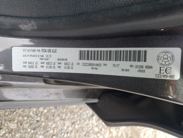 71278093 :رقم المزاد ، 1C3CCCAB3GN140423 vin ، 2016 Chrysler 200 Limite مزاد بيع