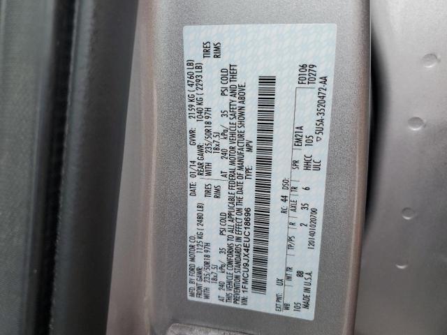 2014 Ford Escape Titanium მანქანა იყიდება აუქციონზე, vin: 1FMCU9JX4EUC18696, აუქციონის ნომერი: 72727753
