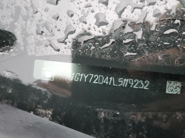 Aukcja sprzedaży 2020 Chevrolet Corvette Stingray 2lt, vin: 1G1Y72D41L5119232, numer aukcji: 72818263