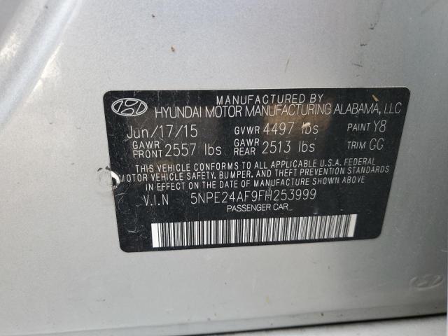 Aukcja sprzedaży 2015 Hyundai Sonata Se, vin: 5NPE24AF9FH253999, numer aukcji: 70648813