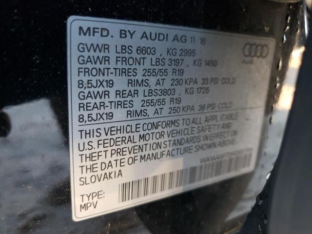 Продажа на аукционе авто 2017 Audi Q7 Premium, vin: WA1AAAF73HD037134, номер лота: 72599763