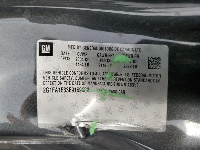Auction sale of the 2014 Chevrolet Camaro Ls, vin: 2G1FA1E33E9159682, lot number: 76792414