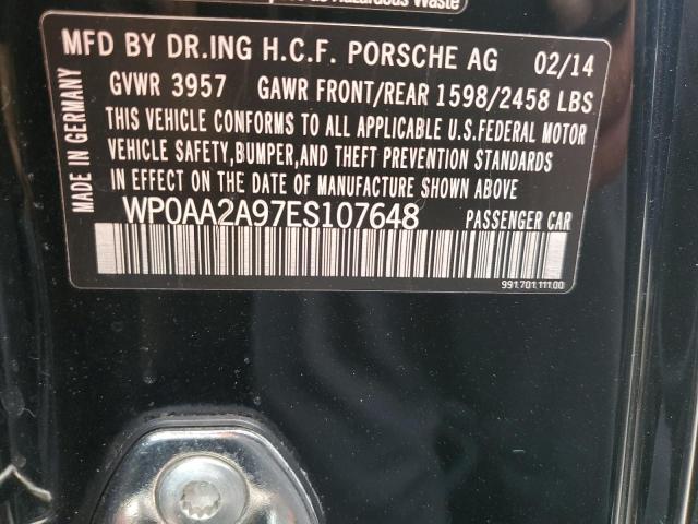 75061834 :رقم المزاد ، WP0AA2A97ES107648 vin ، 2014 Porsche 911 Carrer مزاد بيع