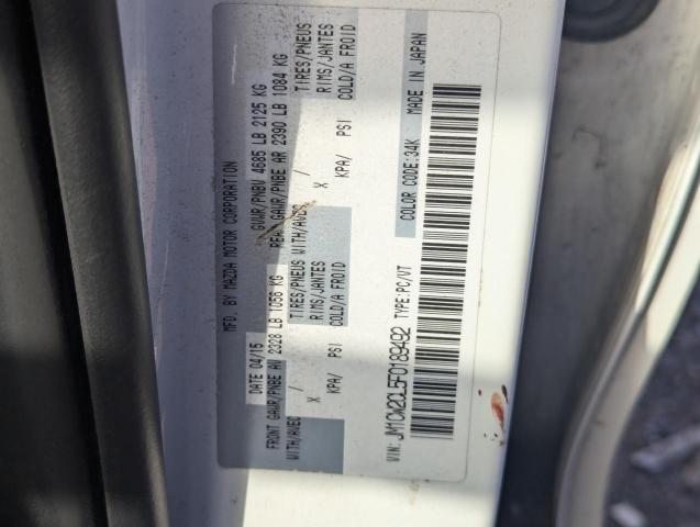 Aukcja sprzedaży 2015 Mazda 5, vin: JM1CW2CL5F0189492, numer aukcji: 73277584