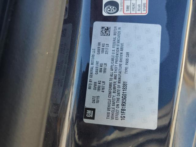 Продаж на аукціоні авто 2016 Chevrolet Camaro, vin: 1G1FB1RX5G0118381, номер лоту: 75163154