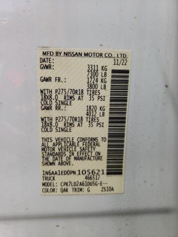 Продажа на аукционе авто 2023 Nissan Titan, vin: 1N6AA1ED0PN105621, номер лота: 74161054