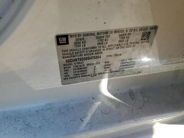 Auction sale of the 2014 Chevrolet Silverado, vin: 3GCUKTEC6EG475364, lot number: 77982634