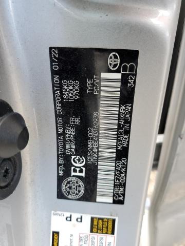 2022 Toyota Corolla Se მანქანა იყიდება აუქციონზე, vin: JTNK4MBE4N3162938, აუქციონის ნომერი: 72470994