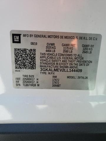 Продажа на аукционе авто 2020 Gmc Terrain, vin: 3GKALMEV2LL144409, номер лота: 78372555