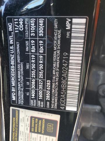 Продаж на аукціоні авто 2012 Mercedes Benz Ml, vin: 4JGDA5HB8CA024719, номер лоту: 75209084