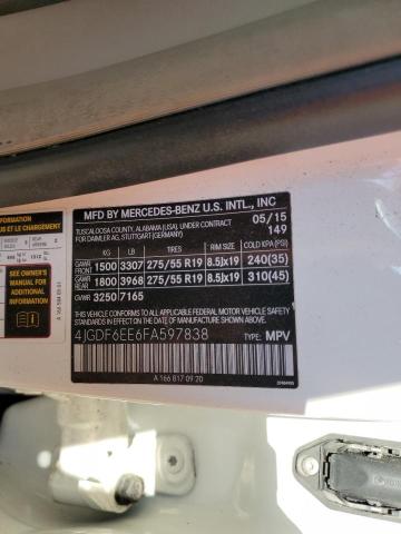 2015 Mercedes-benz 170 მანქანა იყიდება აუქციონზე, vin: 4JGDF6EE6FA597838, აუქციონის ნომერი: 49518766