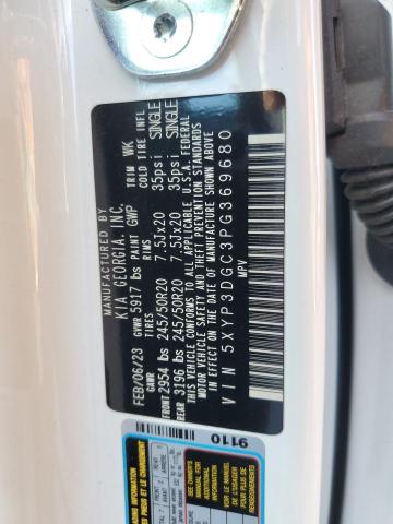 Aukcja sprzedaży 2023 Kia Telluride, vin: 5XYP3DGC3PG369680, numer aukcji: 74485504