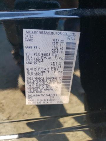 Продаж на аукціоні авто 2013 Nissan Pathfinder, vin: 5N1AR2MN7DC648933, номер лоту: 76763084