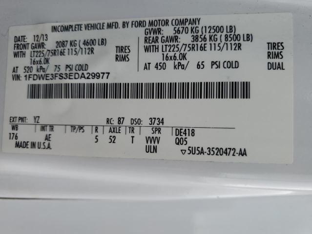 2014 Ford Econoline მანქანა იყიდება აუქციონზე, vin: 1FDWE3FS3EDA29977, აუქციონის ნომერი: 68754904