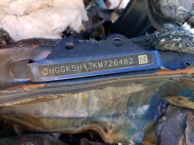 Продаж на аукціоні авто 2019 Honda Fit, vin: 3HGGK5H43KM726482, номер лоту: 76520274