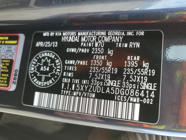Aukcja sprzedaży 2013 Hyundai Santa Fe Sport, vin: 5XYZUDLA5DG086414, numer aukcji: 87217795