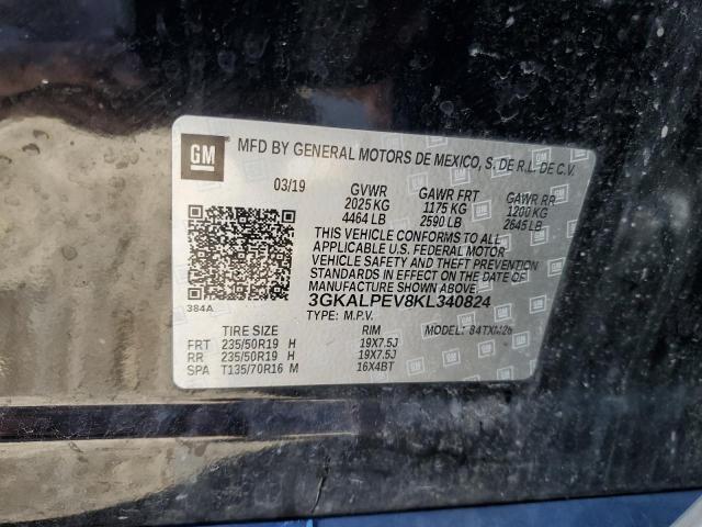 Aukcja sprzedaży 2019 Gmc Terrain, vin: 3GKALPEV8KL340824, numer aukcji: 81202505