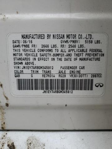 89860565 :رقم المزاد ، JN1EV7AR8GM345912 vin ، 2016 Infiniti Q50 Premiu مزاد بيع
