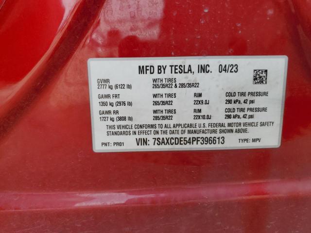 Aukcja sprzedaży 2023 Tesla Model X, vin: 7SAXCDE54PF396613, numer aukcji: 86151405