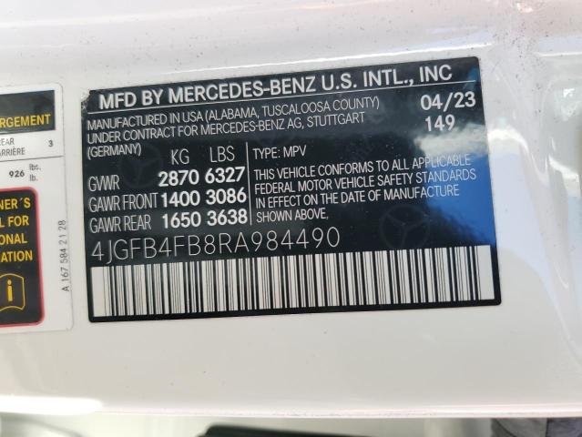 Продажа на аукционе авто 2024 Mercedes-benz Gle 350 4m, vin: 4JGFB4FB8RA984490, номер лота: 89833215