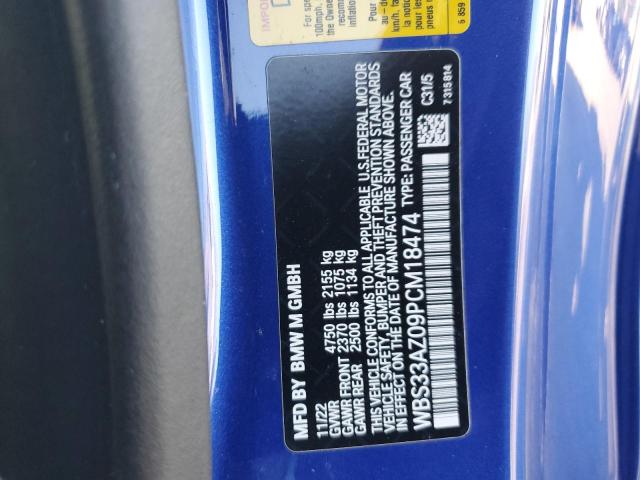 Продажа на аукционе авто 2023 Bmw M4 Competi, vin: WBS33AZ09PCM18474, номер лота: 85895735