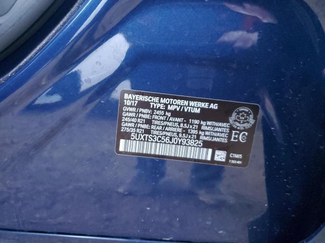 Aukcja sprzedaży 2018 Bmw X3, vin: 5UXTS3C56J0Y93825, numer aukcji: 86138355