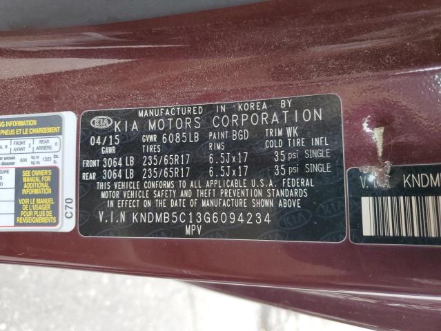 Aukcja sprzedaży 2016 Kia Sedona Lx, vin: KNDMB5C13G6094234, numer aukcji: 85765535