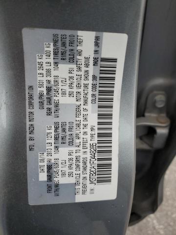 90106335 :رقم المزاد ، JM3TB2CA1F0448285 vin ، 2015 Mazda Cx-9 مزاد بيع