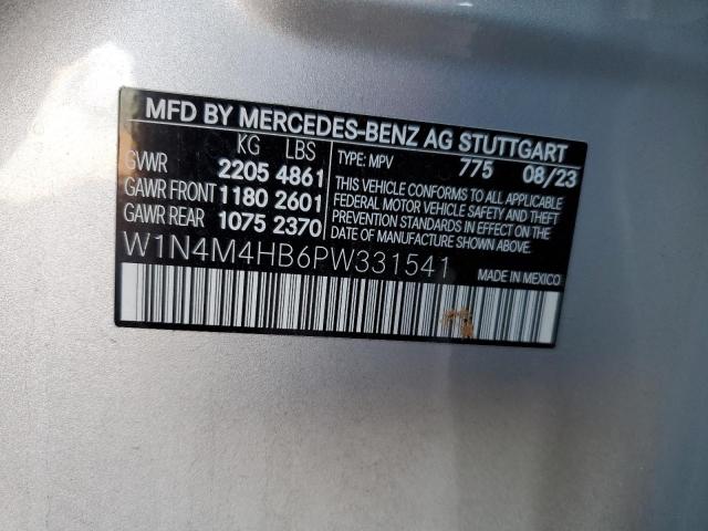 2023 Mercedes-benz Glb მანქანა იყიდება აუქციონზე, vin: W1N4M4HB6PW331541, აუქციონის ნომერი: 82444905
