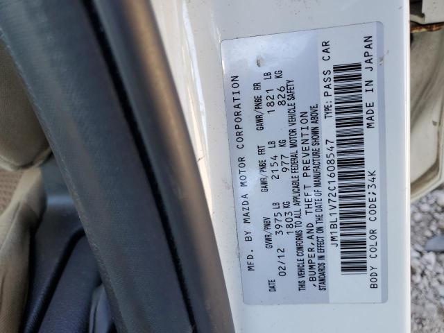 Aukcja sprzedaży 2012 Mazda 3 I, vin: JM1BL1V72C1608547, numer aukcji: 82426095