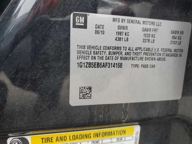 Продажа на аукционе авто 2010 Chevrolet Malibu, vin: 1G1ZB5EB6AF314168, номер лота: 86856295